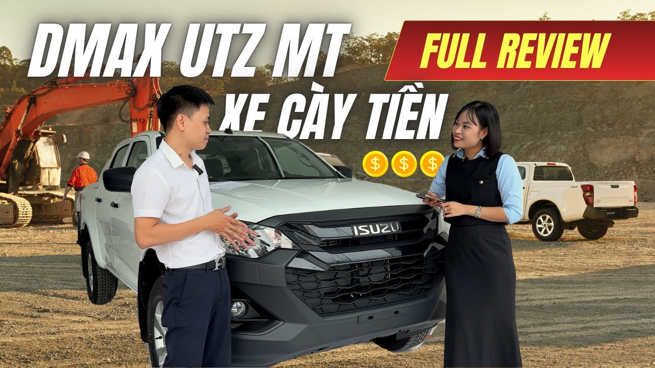 Review Isuzu Dmax UTZ 2 cầu số sàn 1.9 MT Turbo: Xe bán tải dành cho công việc | Isuzu An Việt