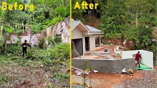 Ignoring his family's objections, the boy spent 5000 USD renovating an abandoned house in the forest
