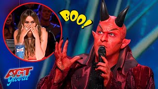 The British DEVIL Gets Rejected on America's Got Talent!