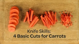 Knife Skills: 4 Basic Cuts for Carrots | Yummy Ph