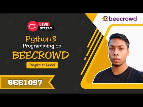 BEE 1097 Solution | Live Python3 Programming on Beecrowd Beginner Level Day 50