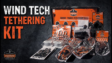 Squids Wind Technicians Tool Tethering Kit from Ergodyne