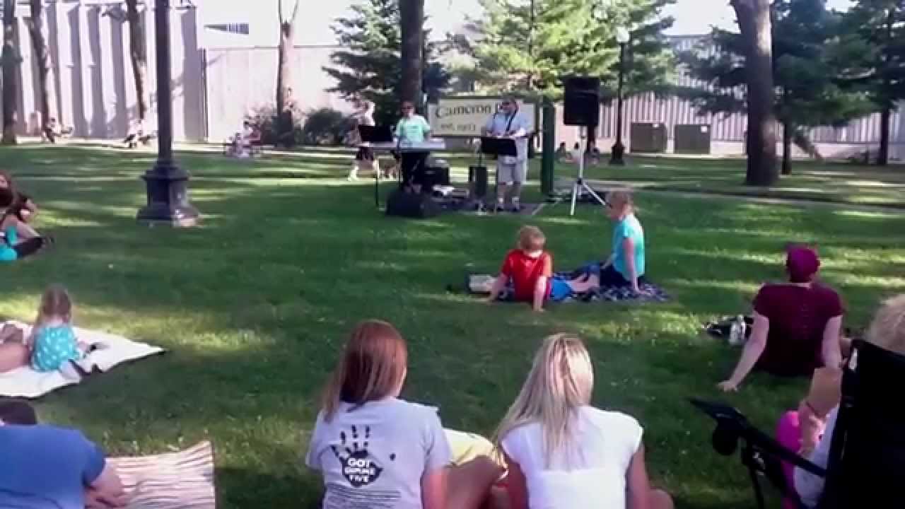 Mr. Blink "Rivertown", La Crosse WI Cameron Park Farmers Market 2013