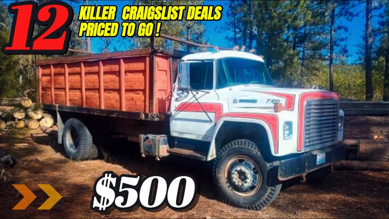 12 Insane Craigslist Deals Trucks Priced to Go or Restoration! YouTube