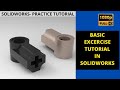 SOLIDWORK BASIC EXCERCISE TUTORIAL|SOLIDWORK BASIC EXCERCISE|TAMIL CAD TUTORIALS