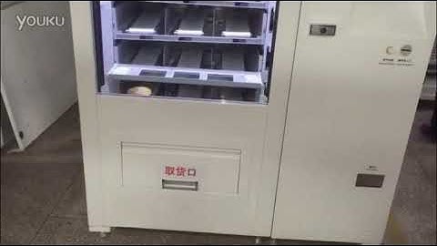 vending machine with elevator and belt conveyor