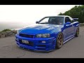 Pov nissan r34 gtr vspec twin turbo stage 3 boost test