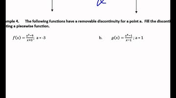 Calculus Unit 2.4 Notes Continuity Video 2