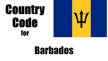 Barbados Dialing Code - Barbadian Country Code - Telephone Area Codes in Barbados