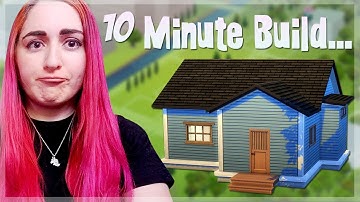 🏠Can I Build a Cute House in Just 10 Minutes????  // HARD BUILD CHALLENGE OMG