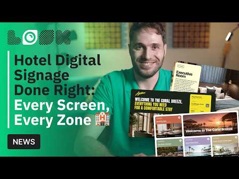 Hotel Digital Signage Done Right: Every Screen, Every Zone