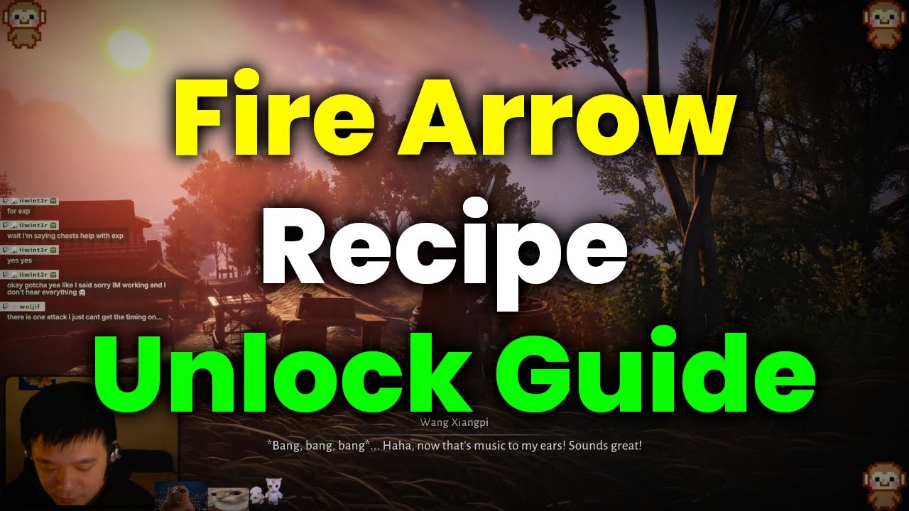 How To Unlock Fire Arrow Recipe - Where Winds Meet - YouTube