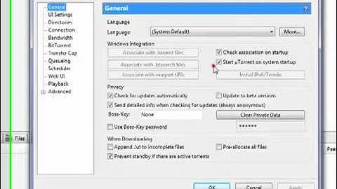 How to stop utorrent loading on windows startup