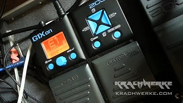 ZOOM G1Xon in the effects loop, effects return and delay tail