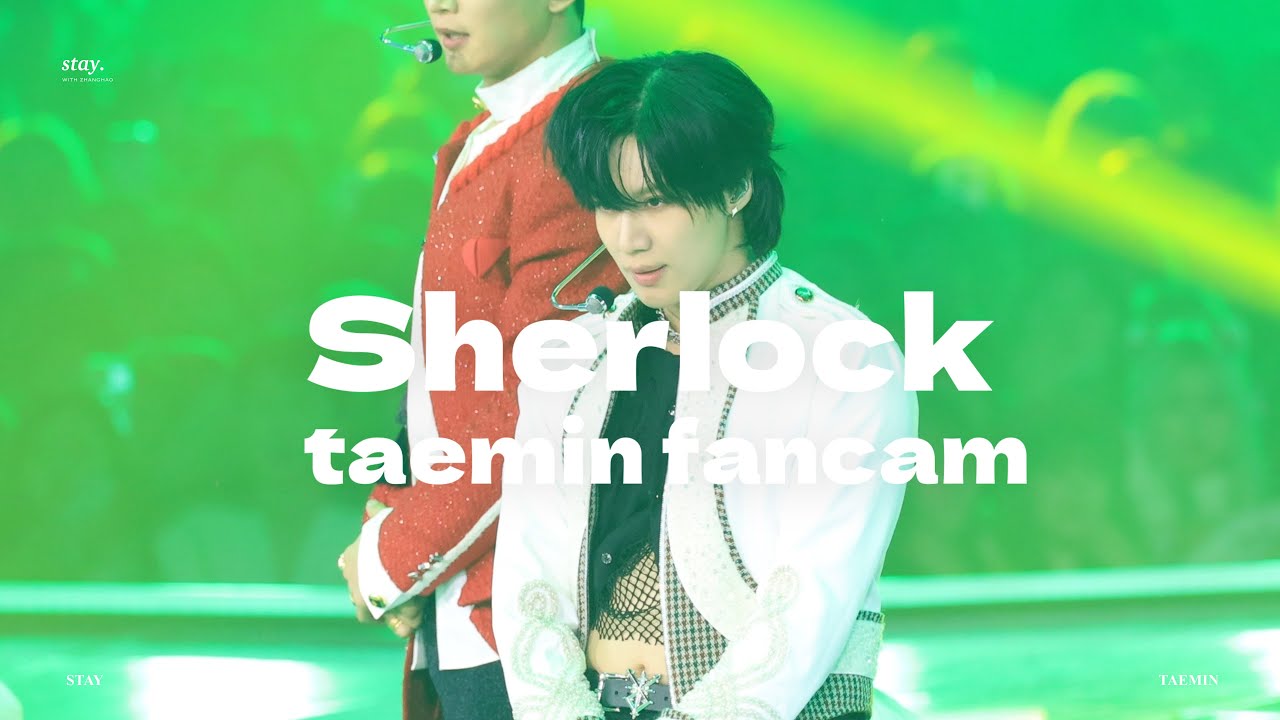 [2024 April Fool's Day] 231225 태민 - 가요대전 셜록 직캠 : TAEMIN SHERLOCK fancam