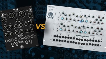 Sherman Filterbank vs. Skull & Circuits VCF-4 / a quick comparison (Standalone vs. Eurorack)