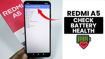 How to Check Battery Health in Redmi A5 - Battery Health Info
