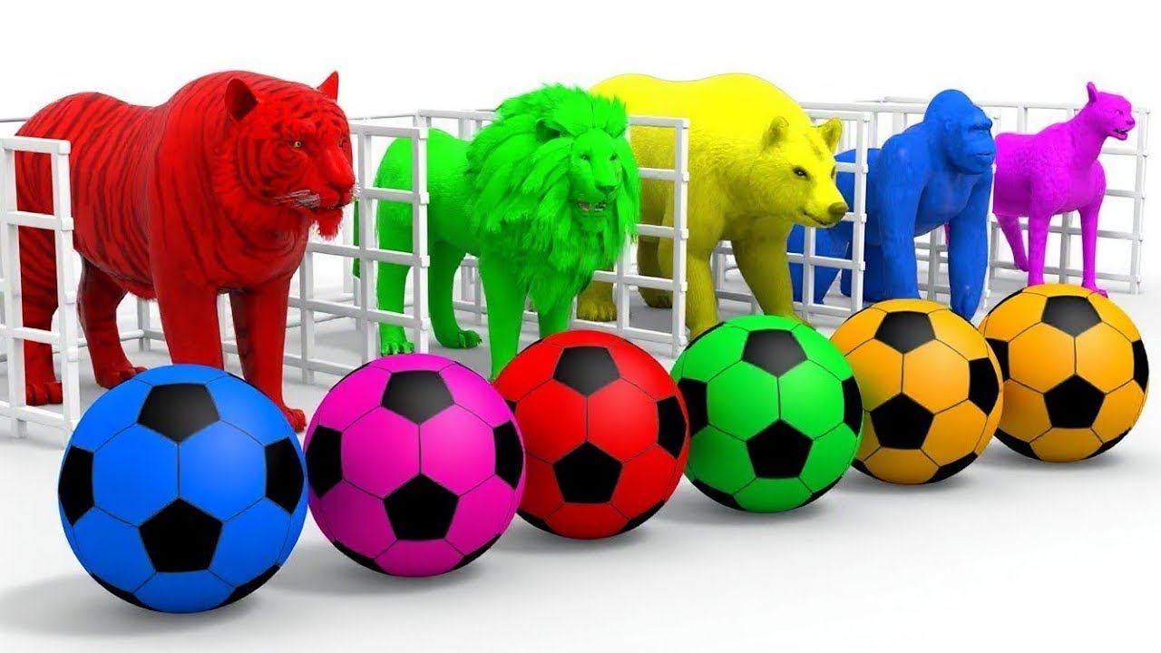 Live Long Slide Game With Cow Elephant Gorilla Hippopotamus Tiger 3d Animal Game Funny 3d Animals