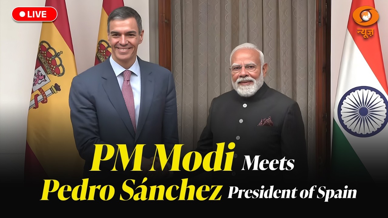 LIVE | PM Modi Meets Pedro Sánchez, President of Spain | Bilateral Talks
