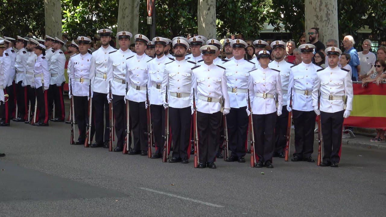 Parada Militar en el Cuartel General de la Armada de Madrid por la fiesta de la Virgen del Carmen