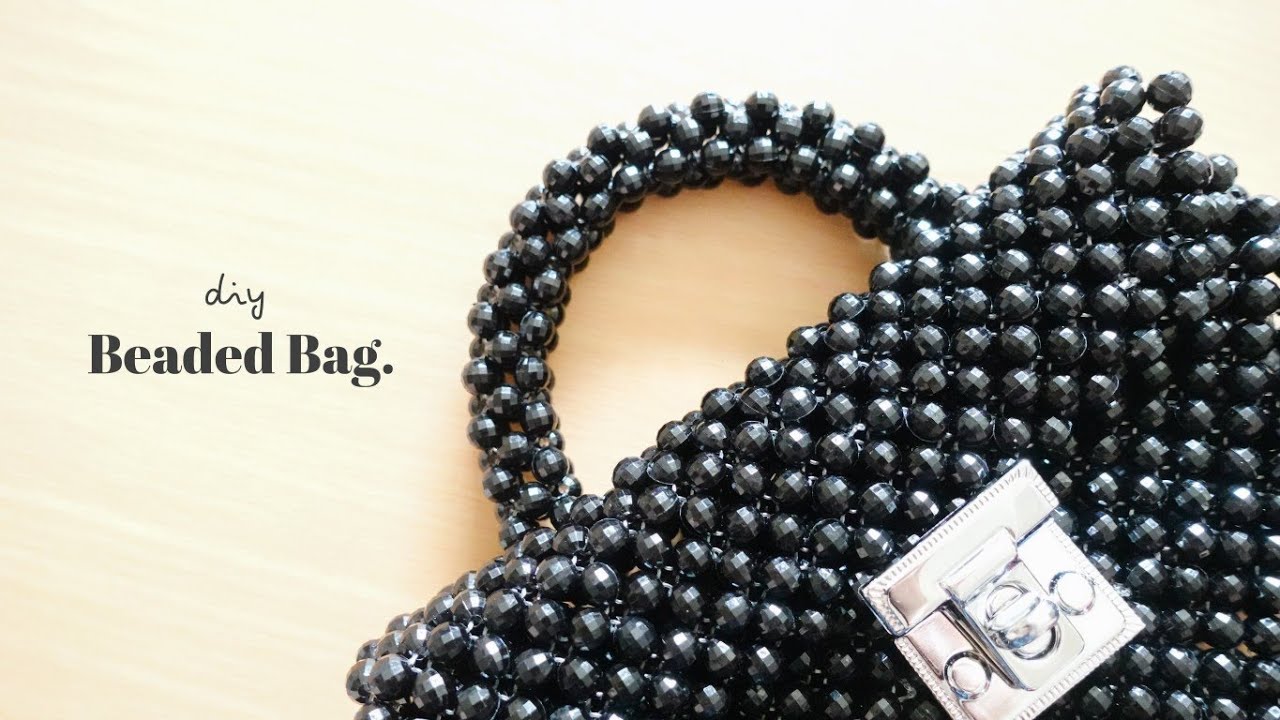 DIY Beaded Bag How To Make Beaded Bag Tutorial Cara Membuat