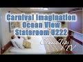 Carnival Imagination Ocean View Stateroom U222 Carnival Imagination Ocean View Stateroom U222