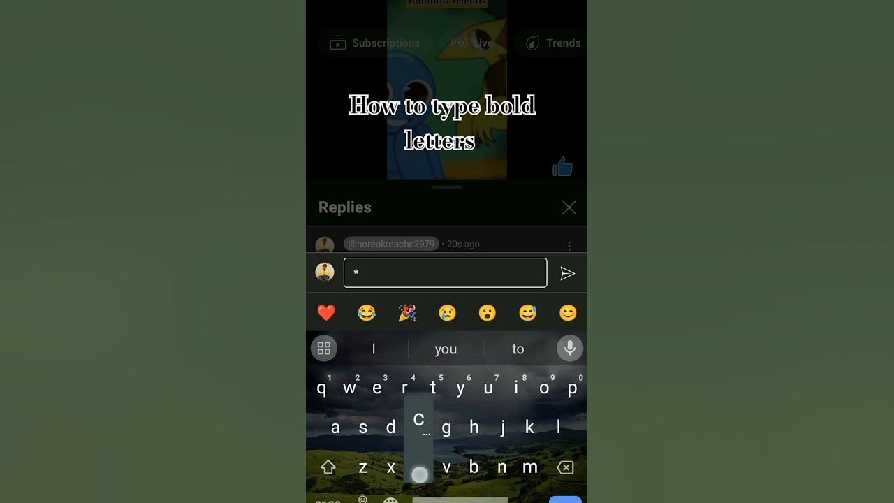 how-to-type-bold-letters-youtube