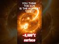 You Think the Sun Is Hot? Think Again… ☀️🔥 #space #sun #facts
