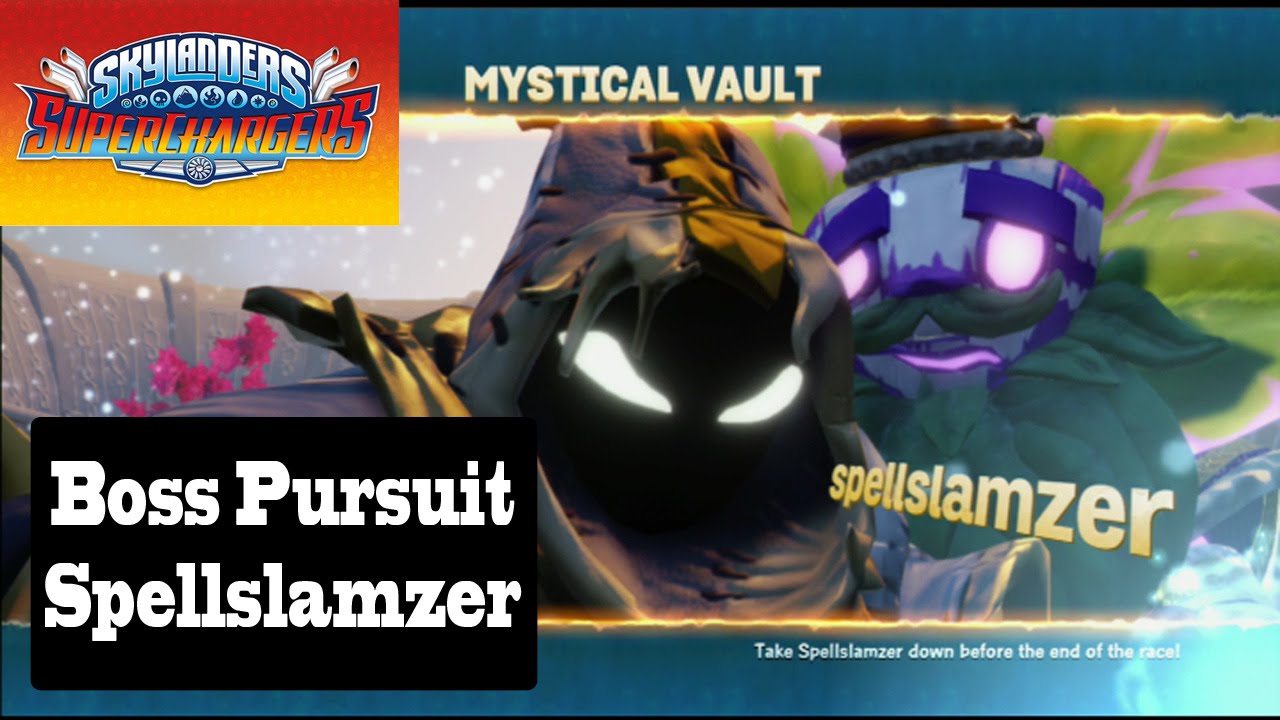 Skylanders SuperChargers Boss Pursuit Spellslamzer YouTube