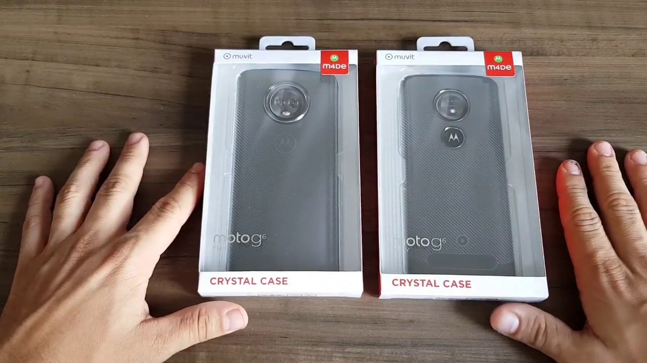 Capa Crystal Case P/ Moto G6 G6 Play G6 Plus Original Muvit by Mototola -  YouTube