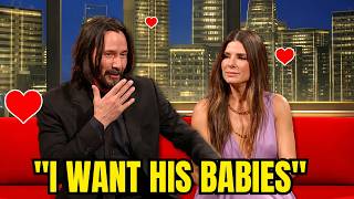 Sandra Bullock Can't Stop Thirsting Over Keanu Reeves (Fans are SHOCKED)