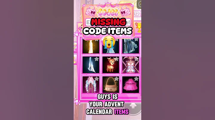 CODE ITEMS ARE MISSING IN DTI VALENTINES UPDATE #roblox #dti #dresstoimpress #shorts