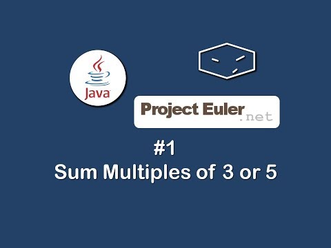 proj euler #1 sum multiples of 3 or 5 in java