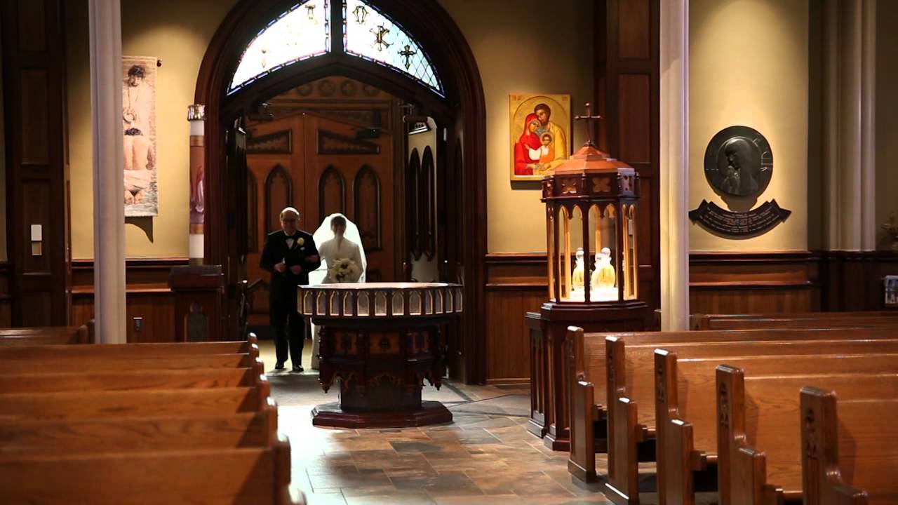 Elizabeth and Anthony's Wedding at the Basilica of the Sacred Heart, ND Indiana