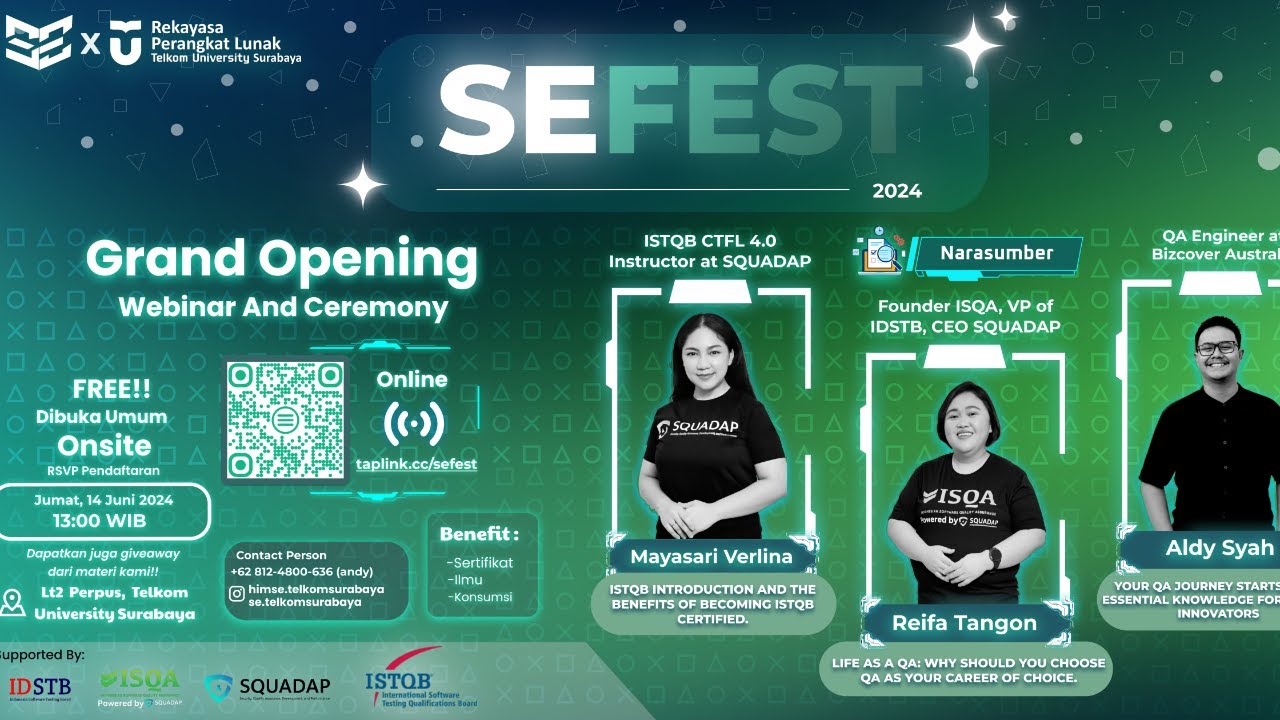 Isiqqa ISQA x SEFEST 2024 at Telkom University Surabaya - YouTube