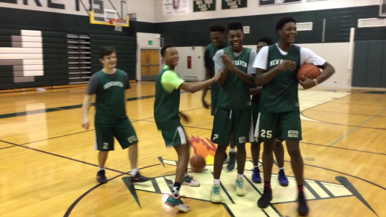 New Haven basketball dance off YouTube