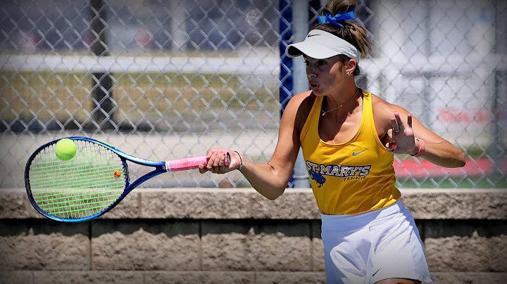 Women's Tennis seniors Ioannou, Penshorn at Media Day