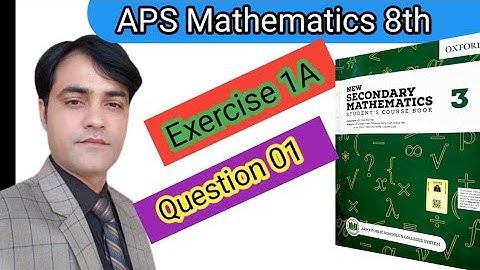 Exercise 1A Question NO 1 complete II Maths 8th II New Secondary Mathematics Book 3 II Loss/Profit