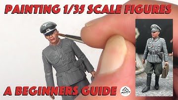 Painting 1/35 scale figures - Part 2 - A beginners guide - Head Hands & Hat
