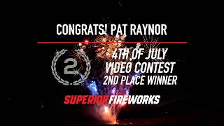 Pat Raynor – 2nd Place Winner of the Superior Fireworks 2026 Video Contest