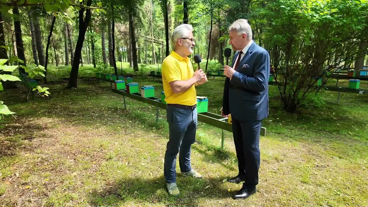 Wywiad z Prezesem Śląskiego Związku Pszczelarzy Zbigniewem Binko na trutowisku w Murckach!
