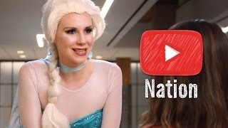 Elsa Tells YouTube to Let It Go!
Watch all of the videos from todays ep. here: http://goo.gl/YxxdKg
YouTube Nation is our daily show that scours the web to help you find great videos weekdays 6pm PT / 9pm ET / 2am GMT / 7:30am IST and Saturday.
Today, YouTube Nation delivers great videos like YouTube complaints, Grace & Mamries new travel show, freerunning in LA, and a bullfrog dad protecting his tadpoles.
Let us know what you think of the show in the comments!
Watch new YouTube Nation playlists:
7 Sexy Sax Players Who Will Make Your Dreams Come True http://goo.gl/hWxcz3
An Overly Canadian Celebration of Canada Day! http://goo.gl/E5Unx0
Recent YouTube Nation Episodes: http://goo.gl/nQpjbE
Recent YouTube Nation Playlists: http://goo.gl/6yN3Mj
Send us your video picks to be featured in the show!
Do it by sharing a YouTube link and using this hashtag - #YOUTUBENATION
Send in challenges for our senior curator Earnest with this hashtag - #STUMPEARNEST
Subscribe for eps every day: http://youtube.com/youtubenation
Follow us on Twitter for updates: http://twitter.com/youtubenation
Add us to your circle on G+: http://plus.google.com/+youtubenation
Like us on Facebook: http://facebook.com/youtubenation
Jacobs Channel: http://youtube.com/jacobsoboroff
Jacobs G+: http://plus.google.com/+JacobSoboroff
Jacobs Twitter: http://twitter.com/jacobsoboroff
Featured in this show:
HeyUSA! Grace & Mamries new travel show is coming! Check out the trailer | #HeyUSA http://goo.gl/YxxdKg
Grace & Mamries First Avalanche Check it Out! http://goo.gl/mZ790k
By Astronauts Wanted: http://youtube.com/AstronautsWantedTV
SYUKAFLY - Freerunning in LA http://goo.gl/UtFl7t
By teamfarang: http://youtube.com/teamfarang
Bullfrog Dad Protects His Tadpoles | Nature on PBS http://goo.gl/YqEUUI
By Nature on PBS: http://youtube.com/NaturePBS
Traffic Break - Soprano Saxophone - BriansThing http://goo.gl/EYq0We
By BriansThing: http://youtube.com/BriansThing
YouTube Complaints 2014! http://goo.gl/exSwfZ
By Barely Political: http://youtube.com/barelypolitical
DashieXP - Dashie VS. Jason http://goo.gl/457p6A
By DashieXP: http://youtube.com/DashieXP
Mystery Skulls - Ghost (Official Music Video) http://goo.gl/nukpHr
By THUMP: http://youtube.com/THUMPchannel
YouTube Nation
Watch YouTubes most shareable moments Monday Friday 6:00PM PT/ 9:00PM ET and Saturday.
Now youll have no excuse to fall behind on any of the most popular, exciting and unexpected videos of the day. Dont forget to join the #YouTubeNation conversation and let us know what youre watching.
Brought to you by Verizon - http://VerizonWireless.com
Jacobs wardrobe provided by Band of Outsiders - http://bandofoutsiders.com Elsa Tells YouTube to Let It Go!