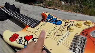 Vintage Thomas Blug 'Summer Of Love' signature guitar