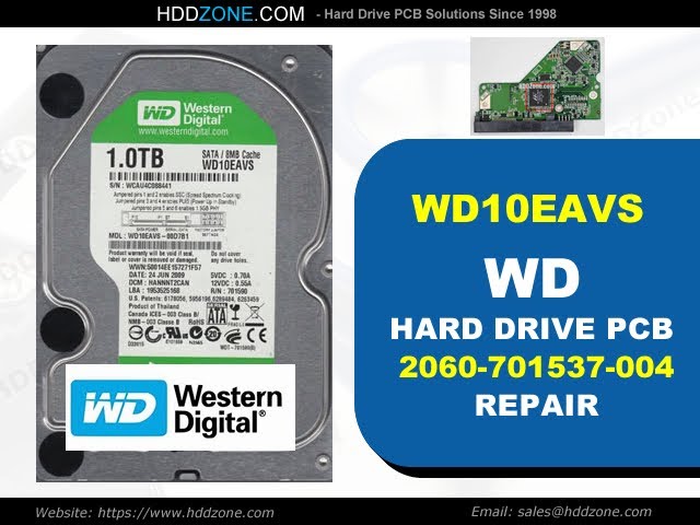 Western Digital WD2000JD-00HBB0 2060-001267-001 REV A (2515) PCB for Sale - Donor Drive Parts