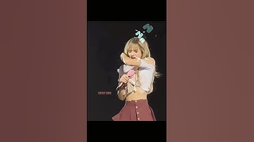 Lisa sneezes cutely while performing on stage!!🤧🤧 #kpop #blackpink #lisa #cute
