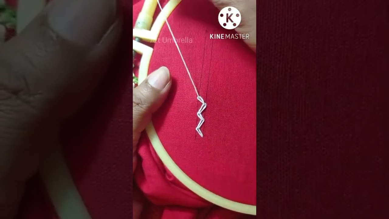 How To Sew Zigzag pattern Chain Stitch shorts YouTube