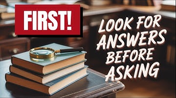 Look for the Answers First | Problem-Solving, Self-Reliance & Personal Growth