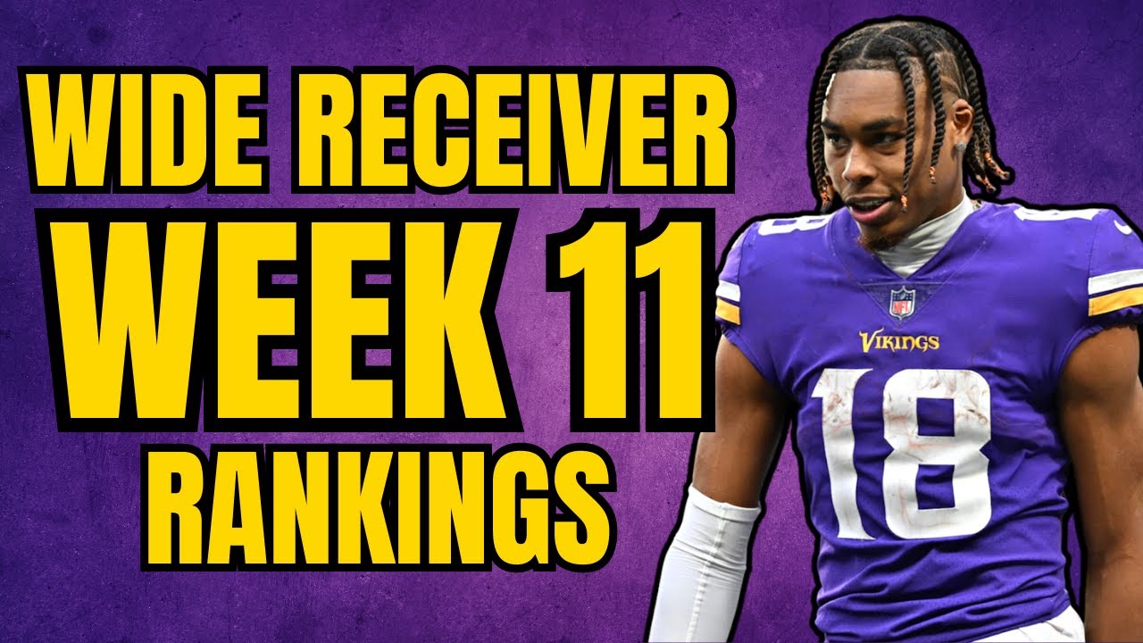Top 36 Wide Receiver Rankings & Tiers - Week 11 Fantasy Football - YouTube