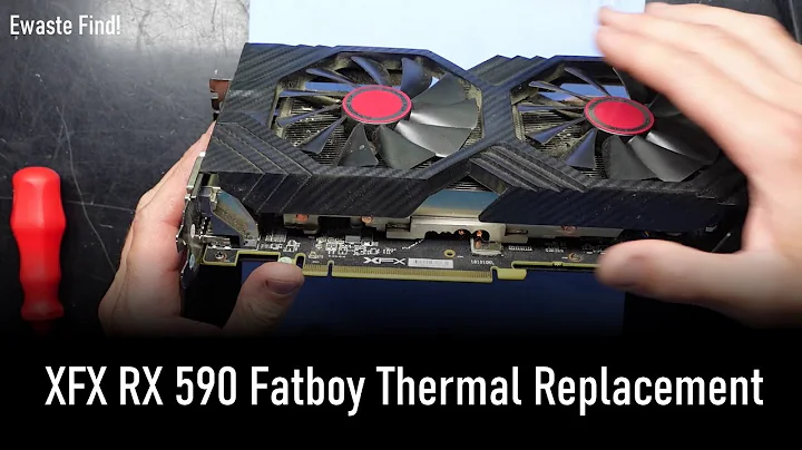 Entdeckung und Reparatur der XFX RX 590 Fat Boy-Grafikkarte