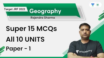 All 10 Units  | Super15 MCQ | NTA UGC NET Target JRF 2022 | Rajendra Kumar Sharma